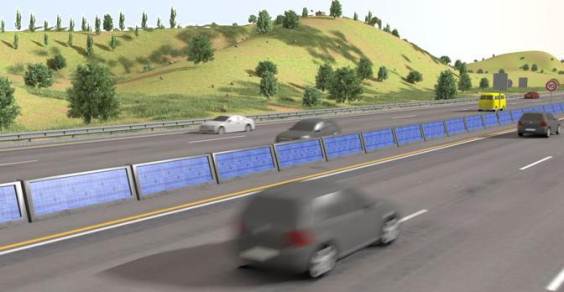 autostrada pannelli solari