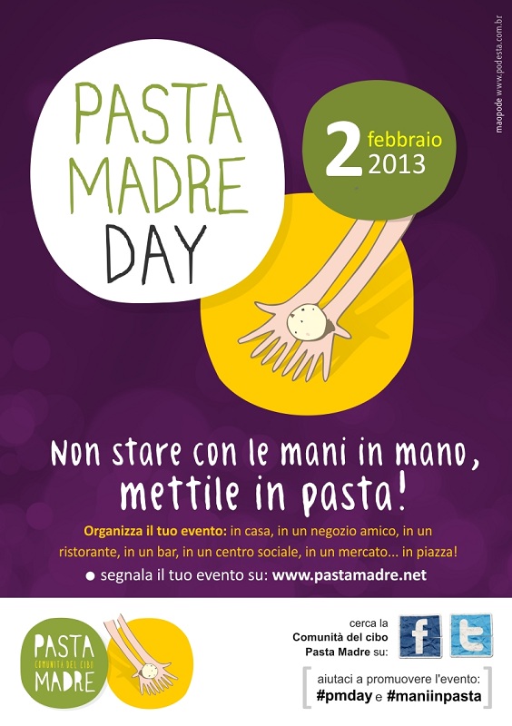 Pasta Madre Day 2013: il 2 febbraio tutti con le mani in pasta - greenMe