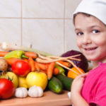 bambini cucinare verdure