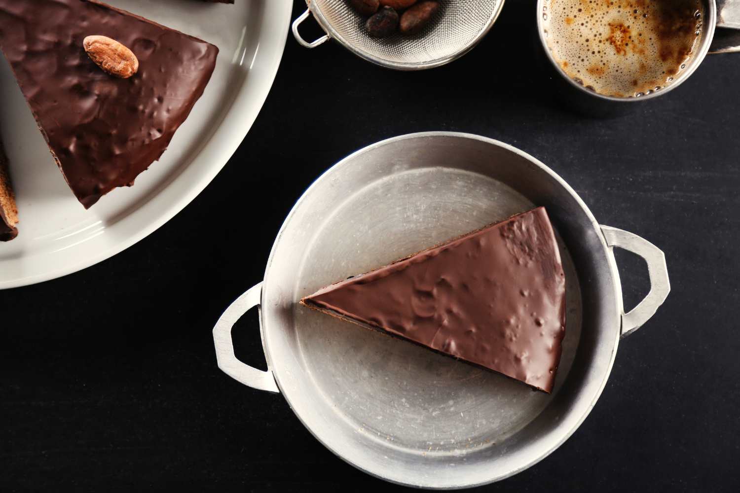 torta al cioccolato e caffè