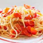 spaghetti aglio olio e pomodorini