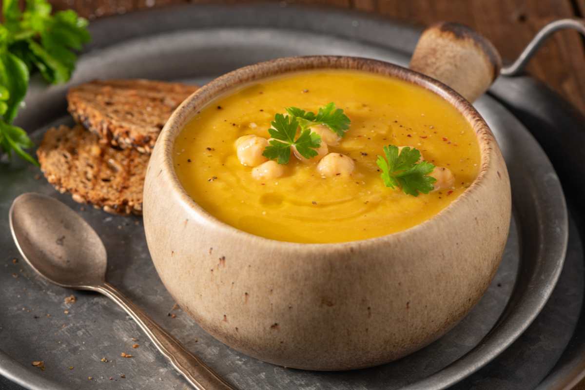 zuppa zucca e ceci