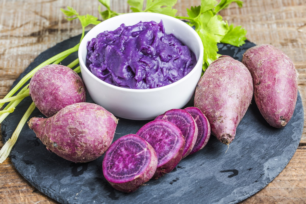 Ricetta Torta di patate viola facile