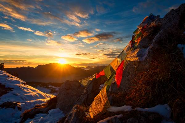 Bandiere tibetane: gettare semi al vento per far fiorire il cielo - greenMe