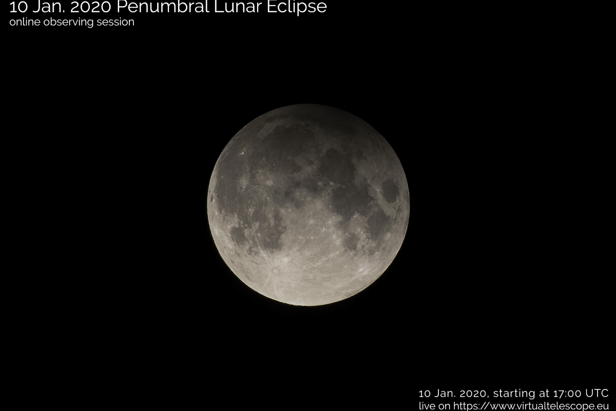 eclisse penombrale luna 10 gennaio 2020