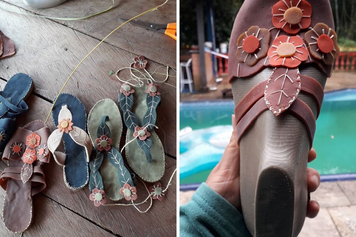 I sandali 100% naturali realizzati dalla tribù indigena brasiliana in  armonia con la foresta - greenMe
