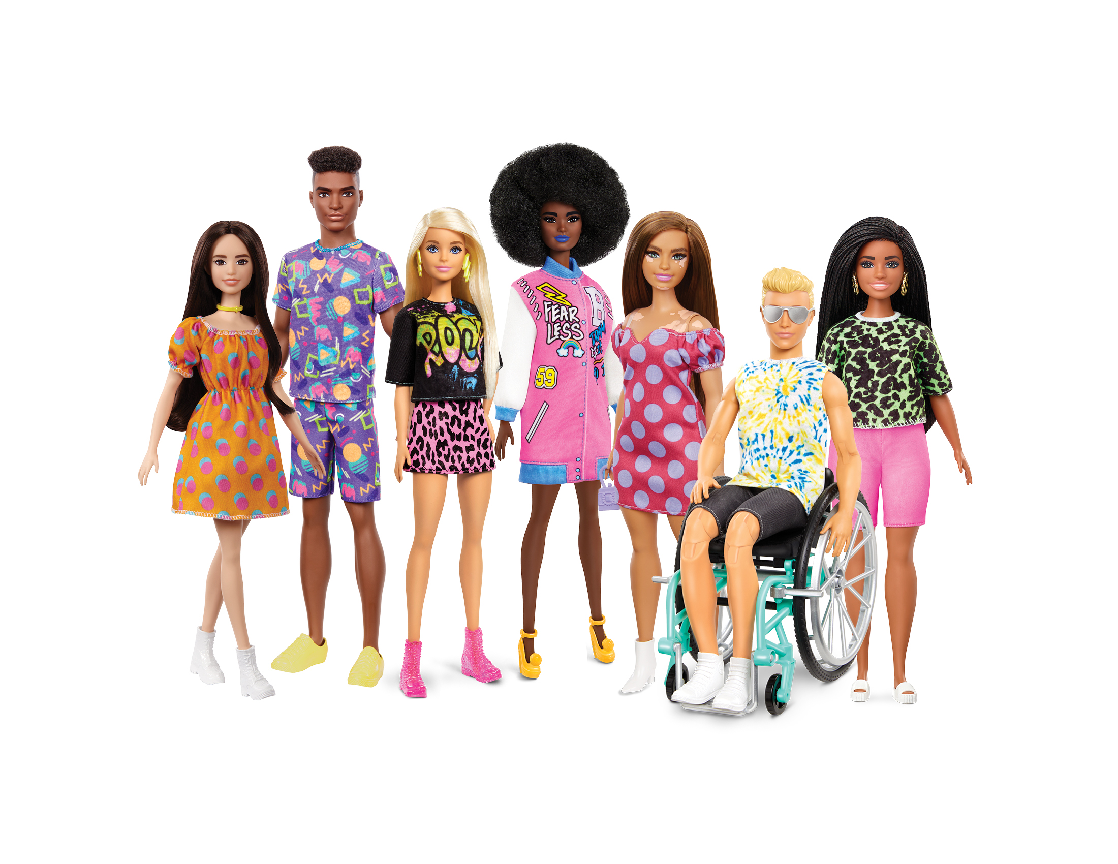 Handvest reservering Naschrift Barbie con vitiligine e Ken in sedia a rotelle, in arrivo le nuove bambole  inclusive della linea Fashionistas - greenMe