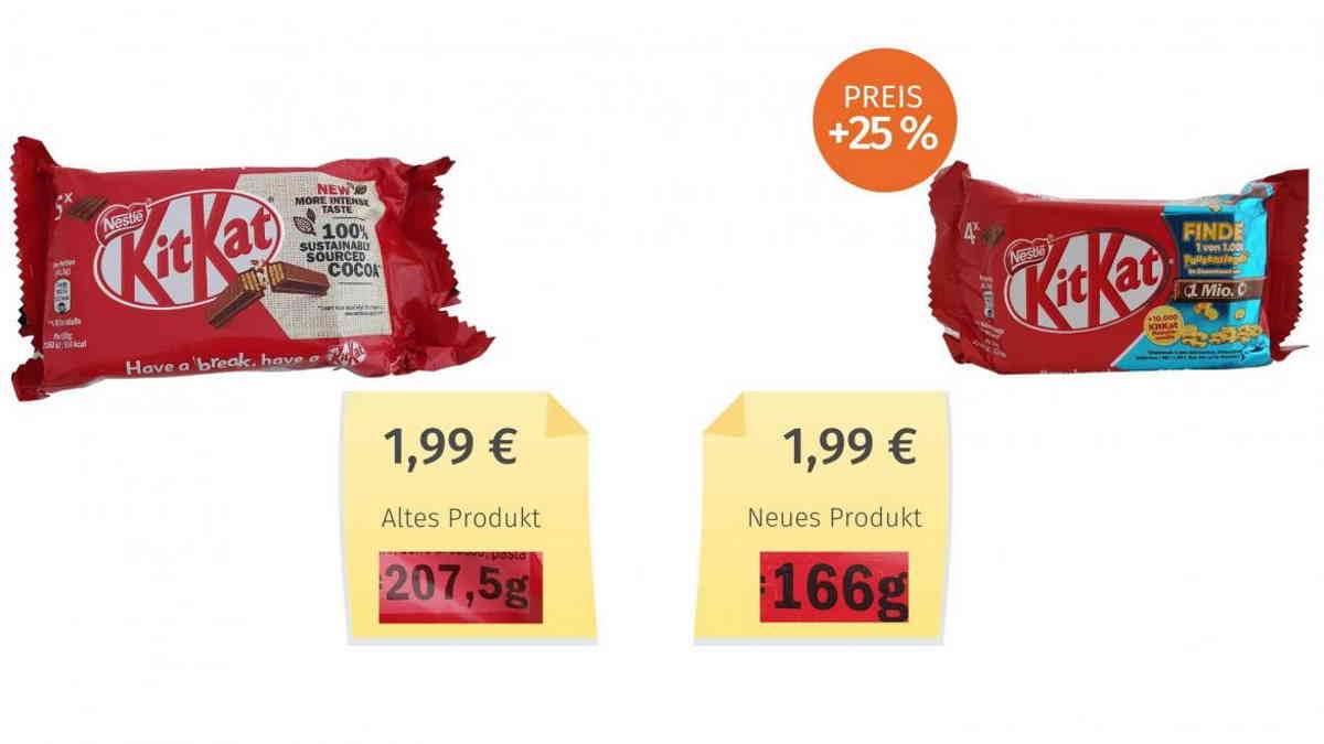 KitKat, Smarties, Lion: Nestlé ti sta ingannando con confezioni più  piccole (ma costi aumentati fino al 25%) - greenMe