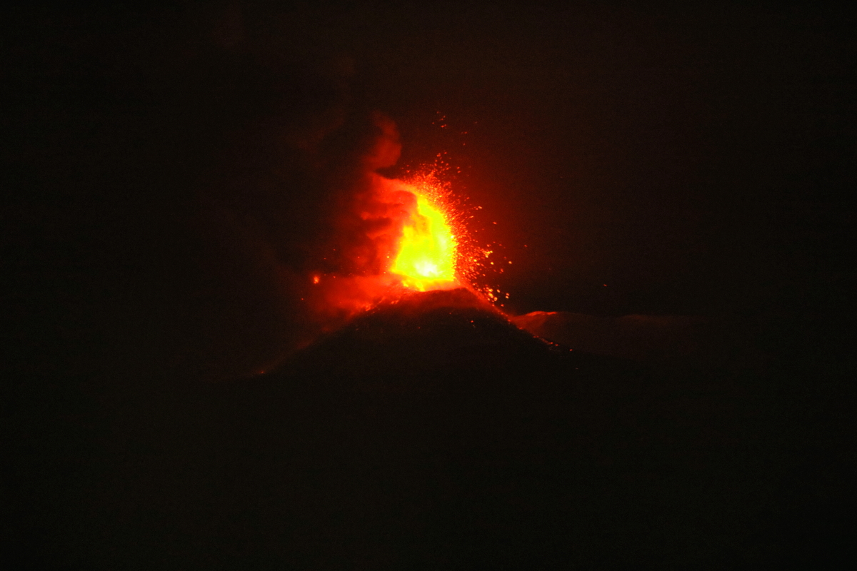 eruzione etna 6 luglio