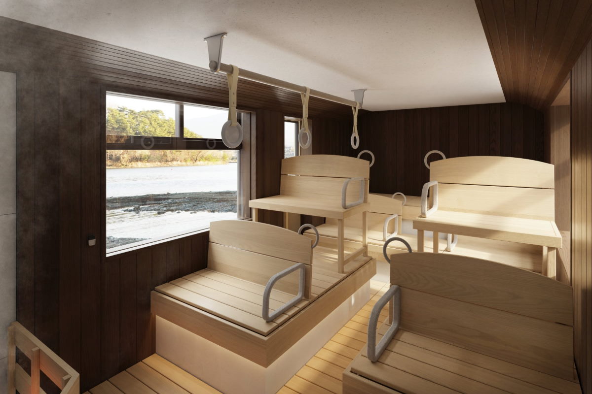 sauna bus giappone