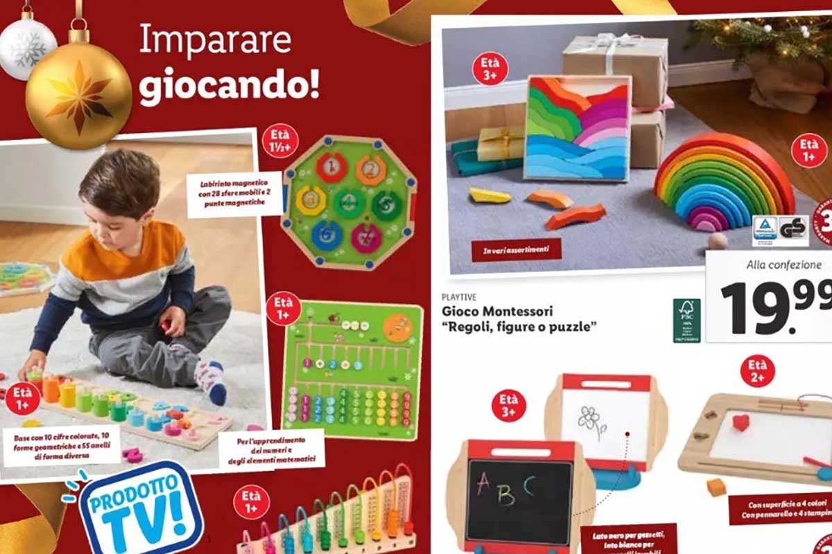 Questi giochi in legno ispirati al metodo Montessori puoi trovarli da Lidl  a meno di 20 euro (andranno a ruba) - greenMe