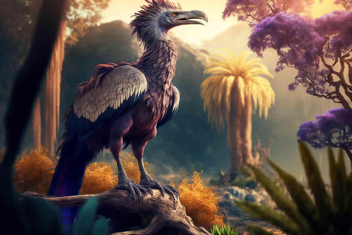 fossile ibrido dinosauro uccello