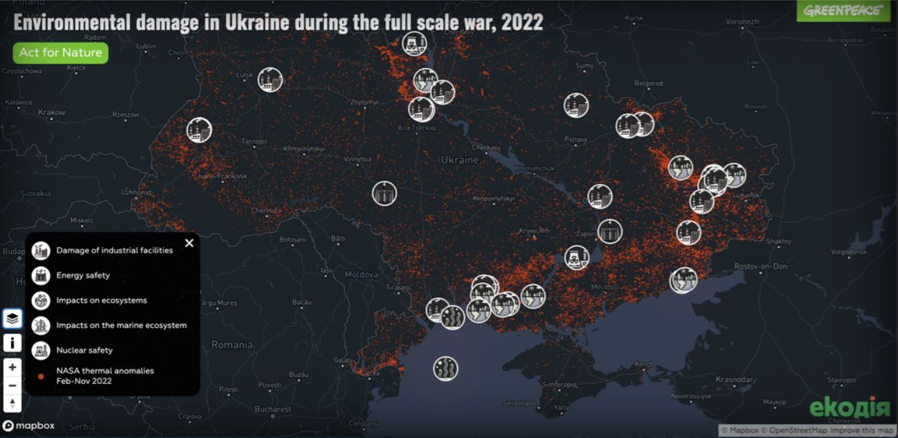 mappa guerra ucraina