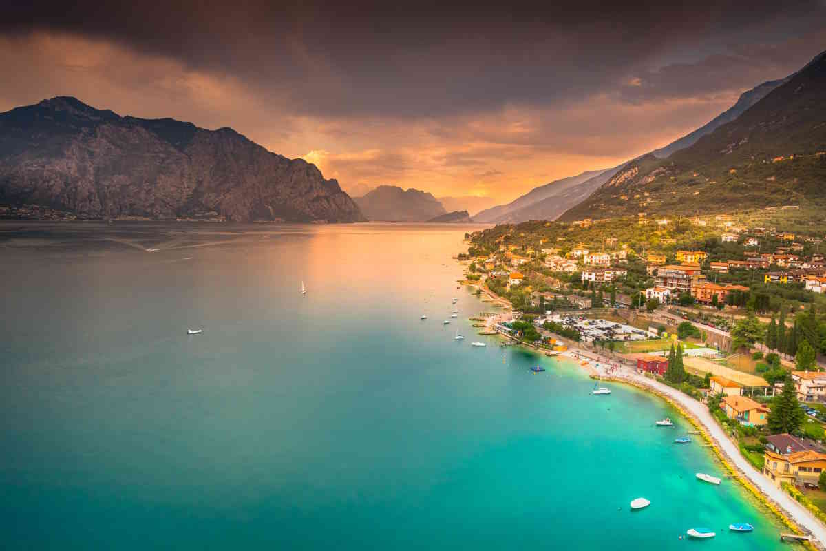 lago di garda minimo storico 70 anni