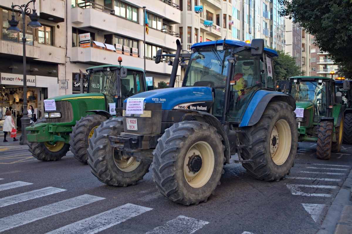 agricoltori proteste