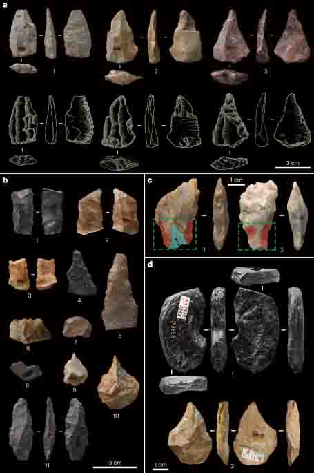 oggetti di 45.000 anni fa