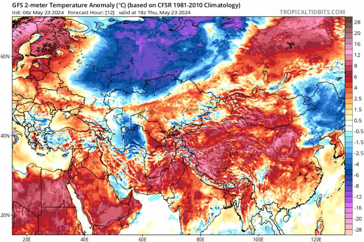 India caldo record