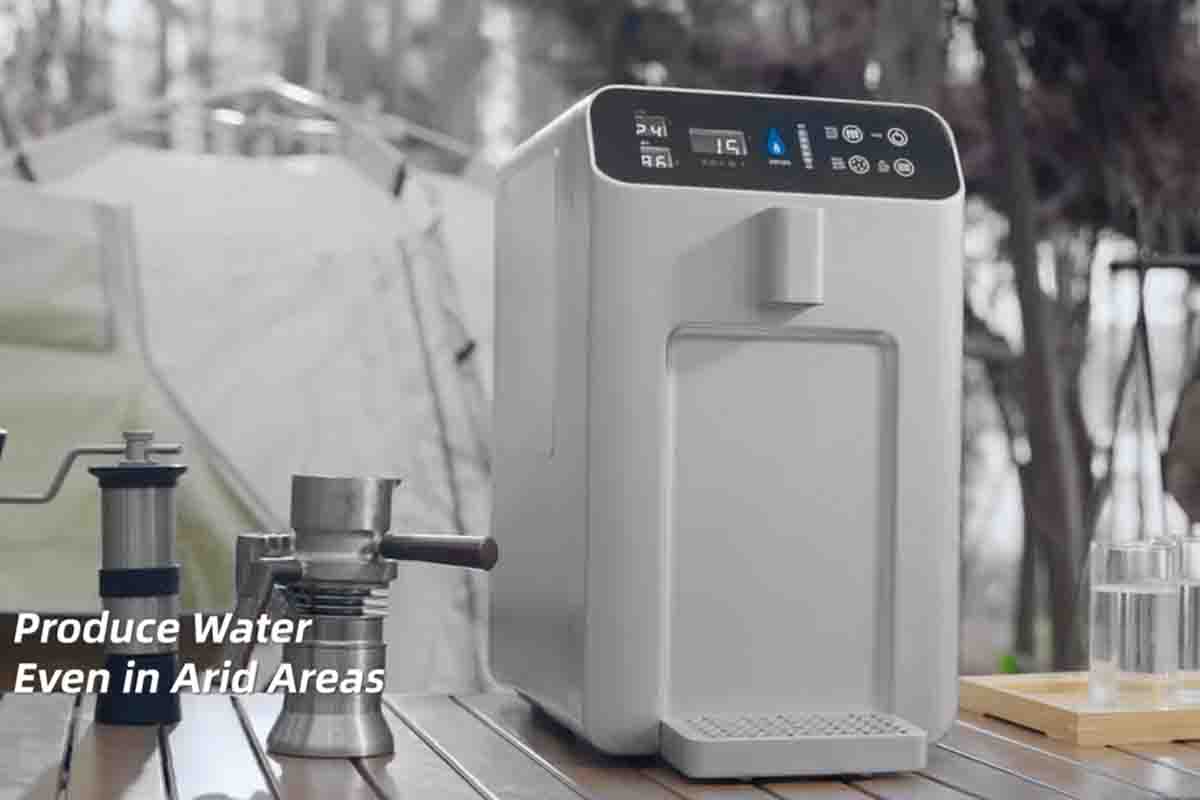 Next-Gen 3-in-1 Atmospheric Water Dispenser genera acqua dall'aria