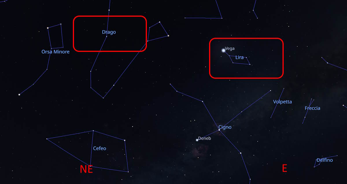 Seis enjambres de meteoritos cinco días en junio de 2024