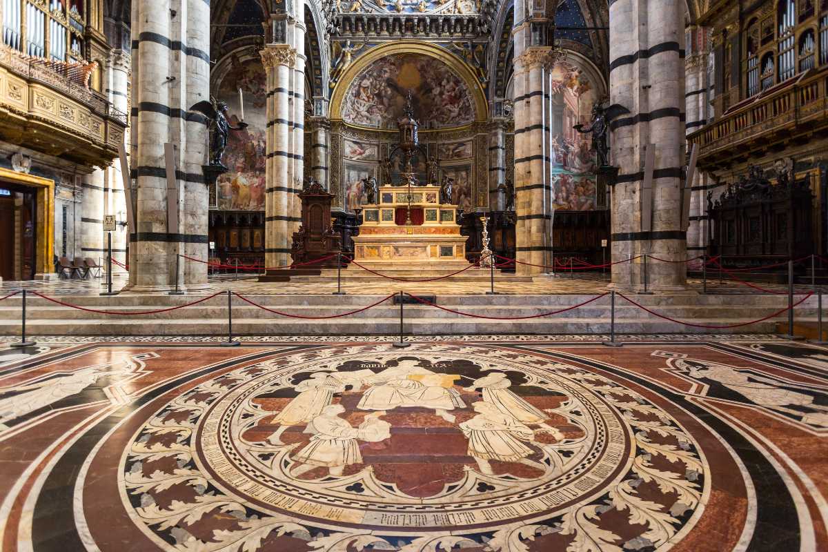 pavimento del duomo di Siena