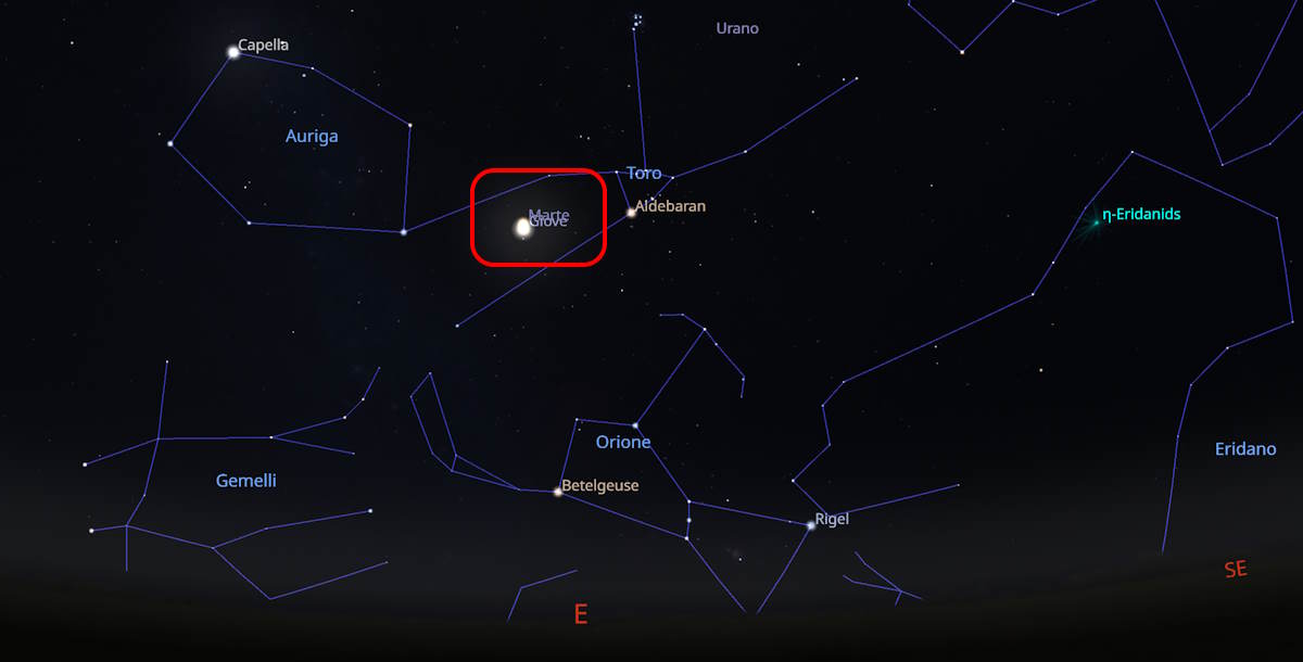 bacio giove - marte 14 agosto 2024