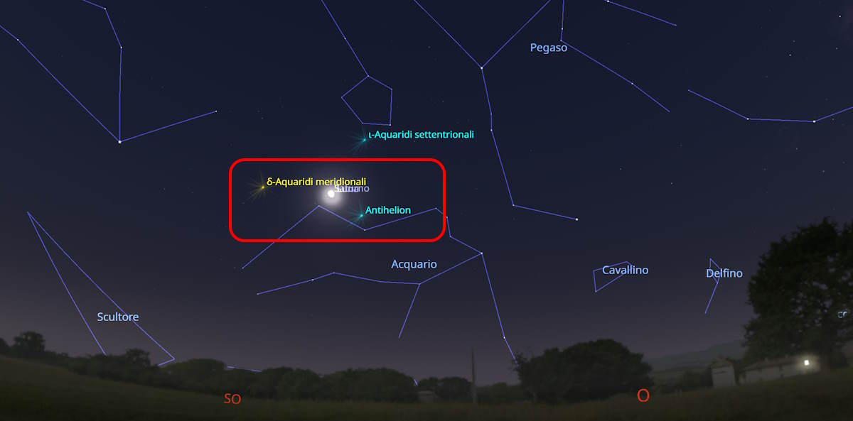 occultazione di saturno 21 agosto 2024