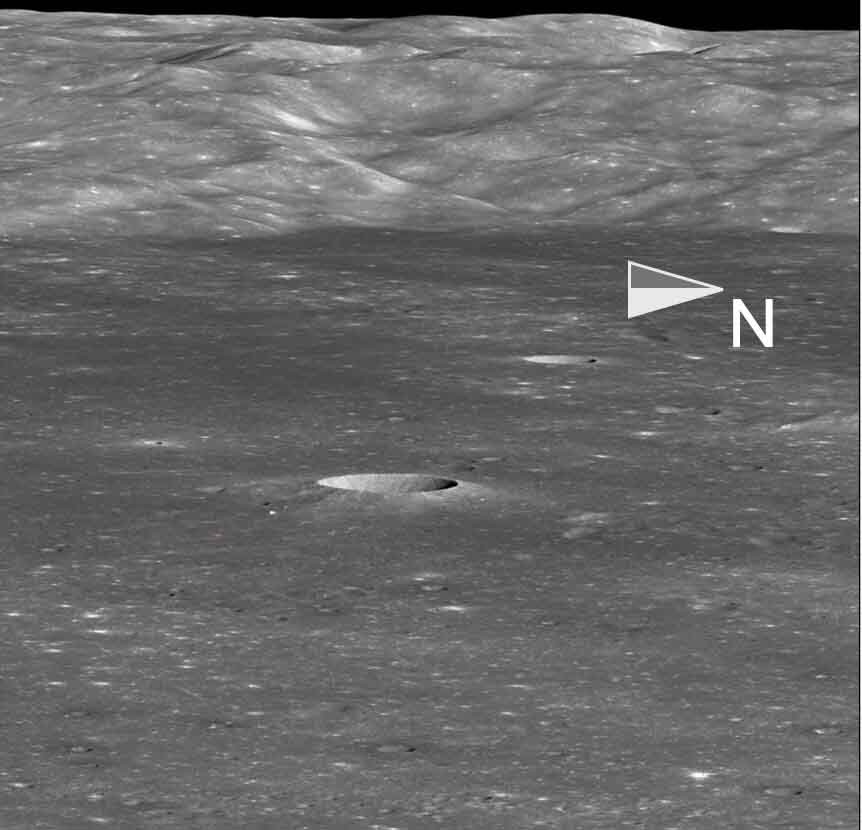 Immagini mai viste prima il lato nascosto della Luna mostra più di 20 crateri sepolti