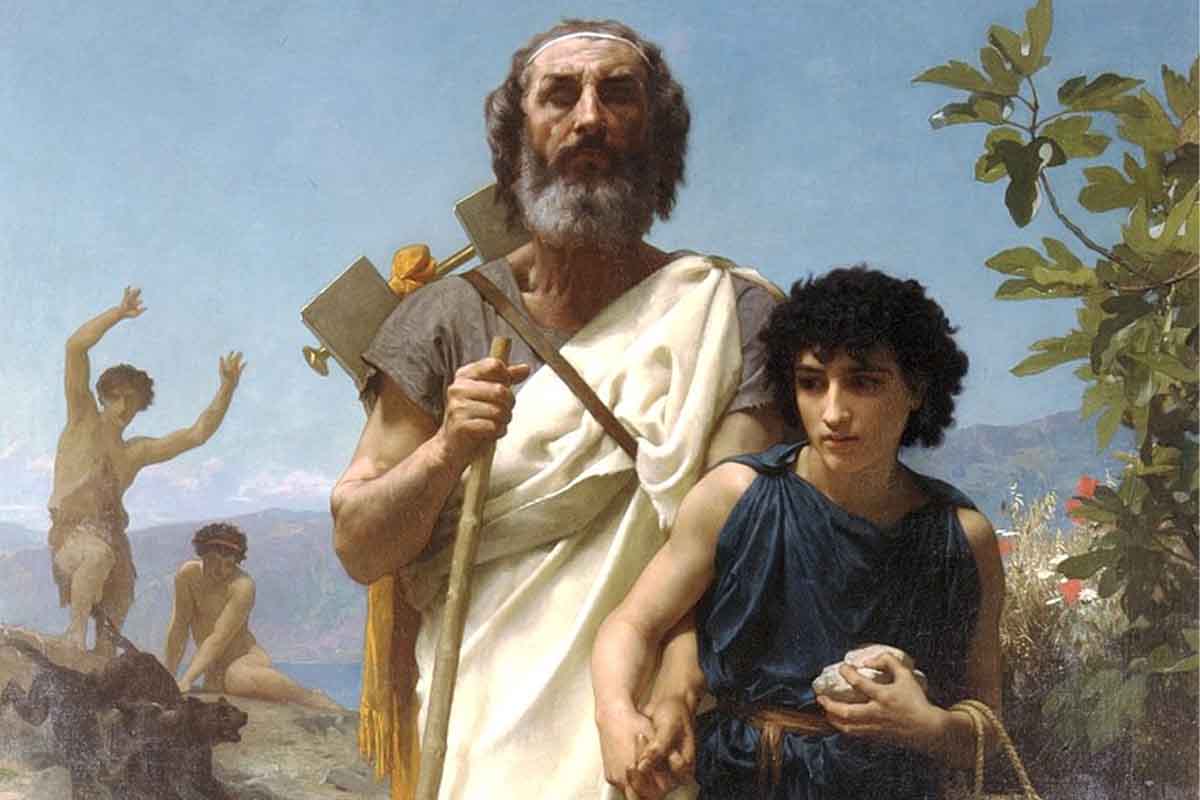 Omero e la Sua Guida, di William-Adolphe Bouguereau