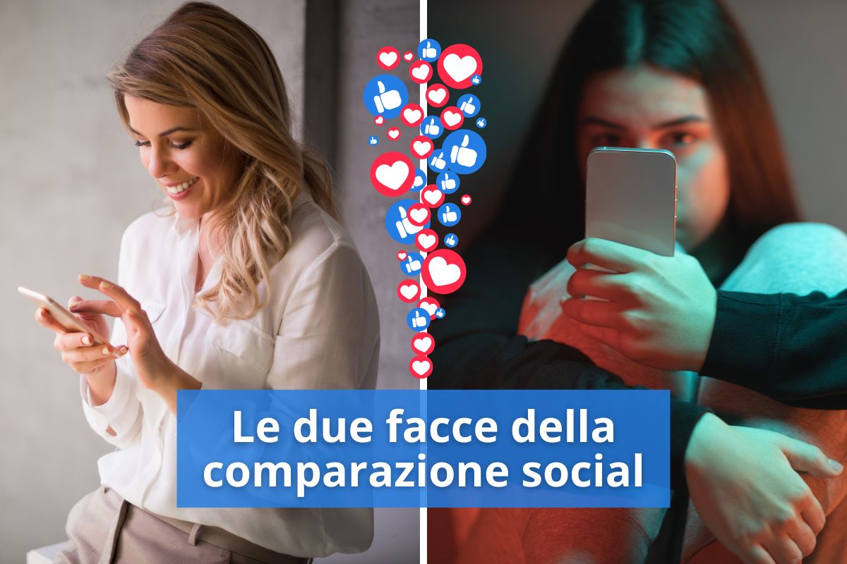 comparazione sui social