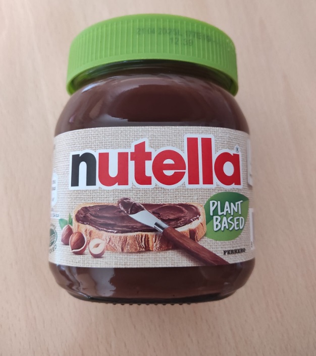 nutella plant based confezione