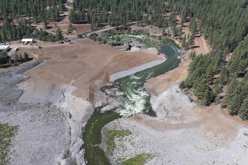 Il fiume Klamath senza diga