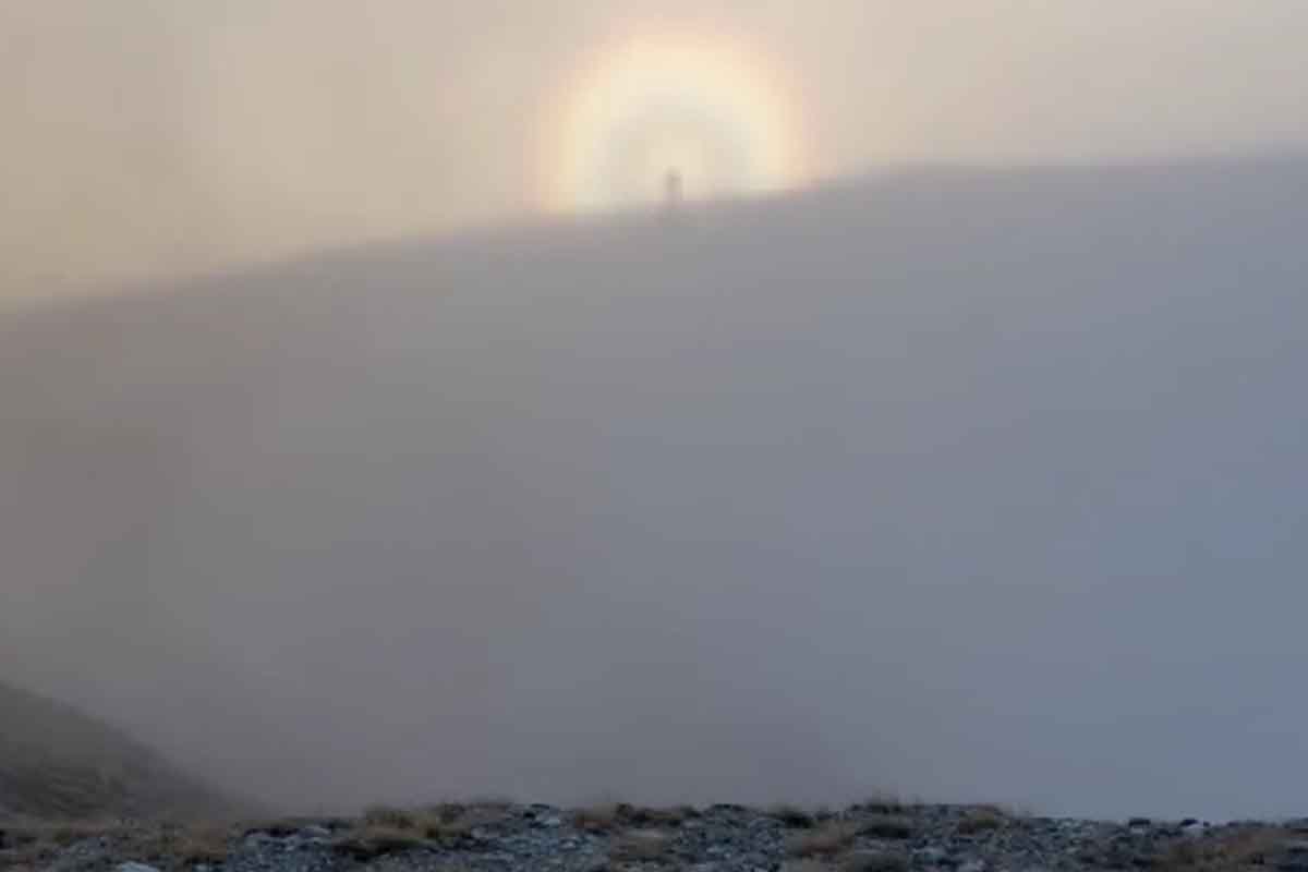 Spettro di Brocken sul Gran Sasso