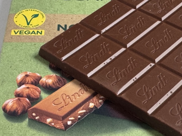 cioccolata vegana lindt interno