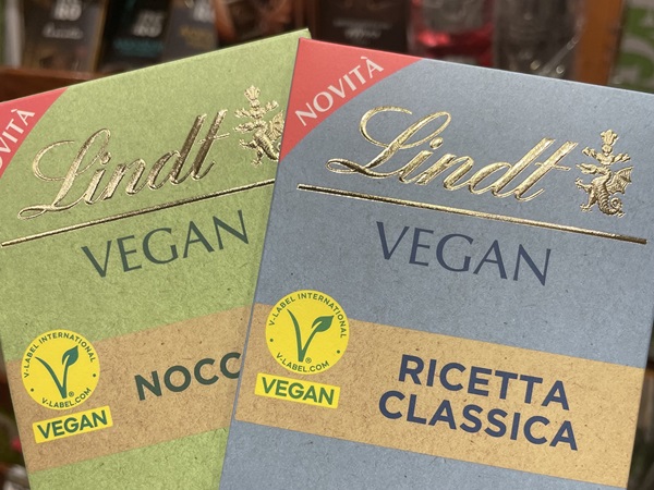 cioccolata lindt vegana