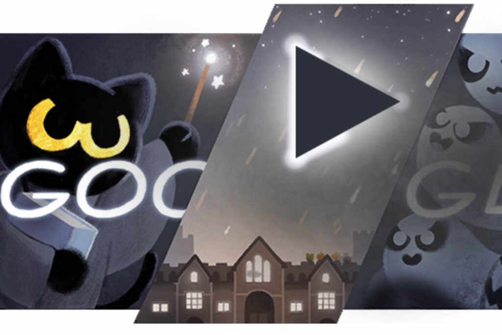 doodle halloween google