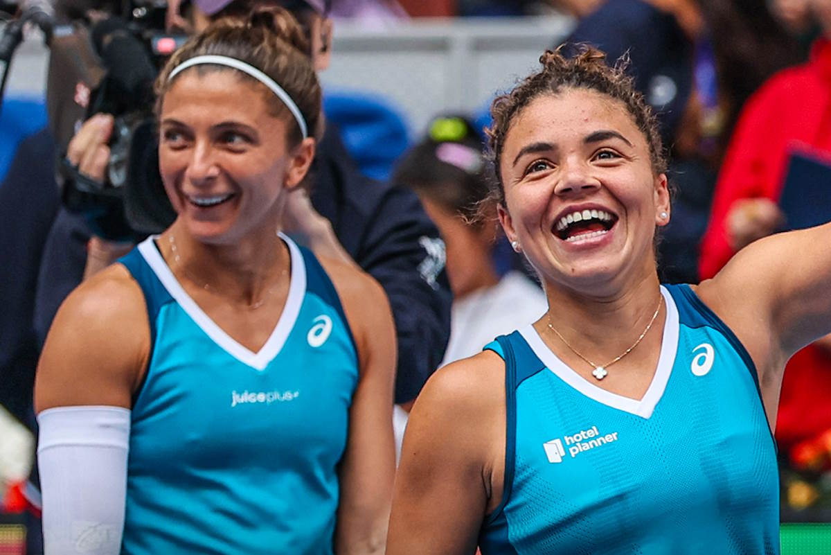 sara errani jasmine paolini campionesse doppio pechino