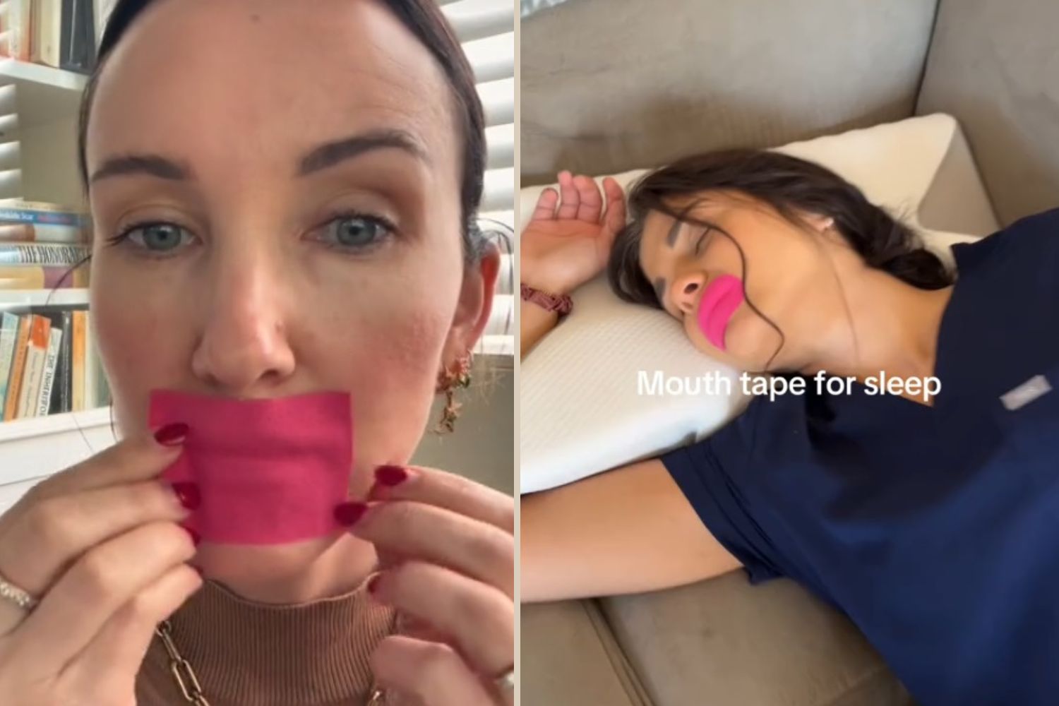 mouth taping tiktok trend