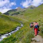 trekking per non vedenti la natura che include