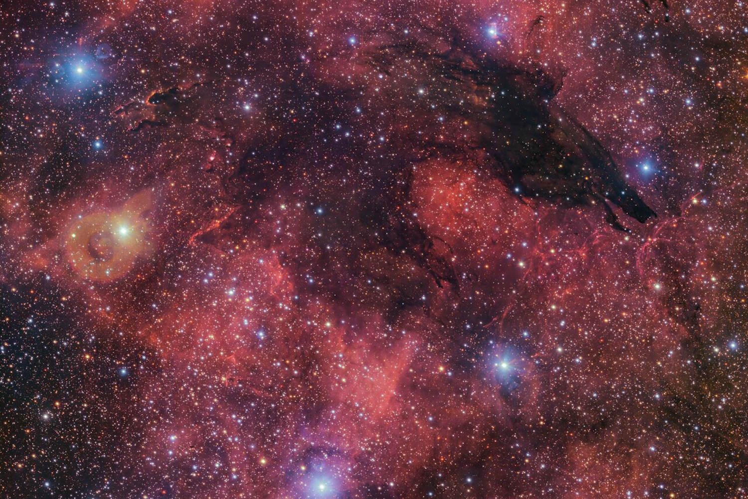 nebulosa del lupo oscuro