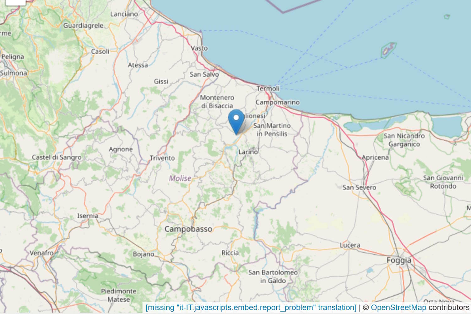 terremoto molise 9 novembre 2024